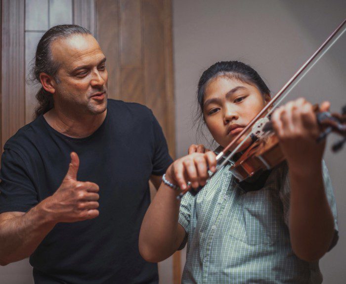 Concert Rock Violinist Aaron Meyer's Concert Rock Academy offers music lessons for students worldwide